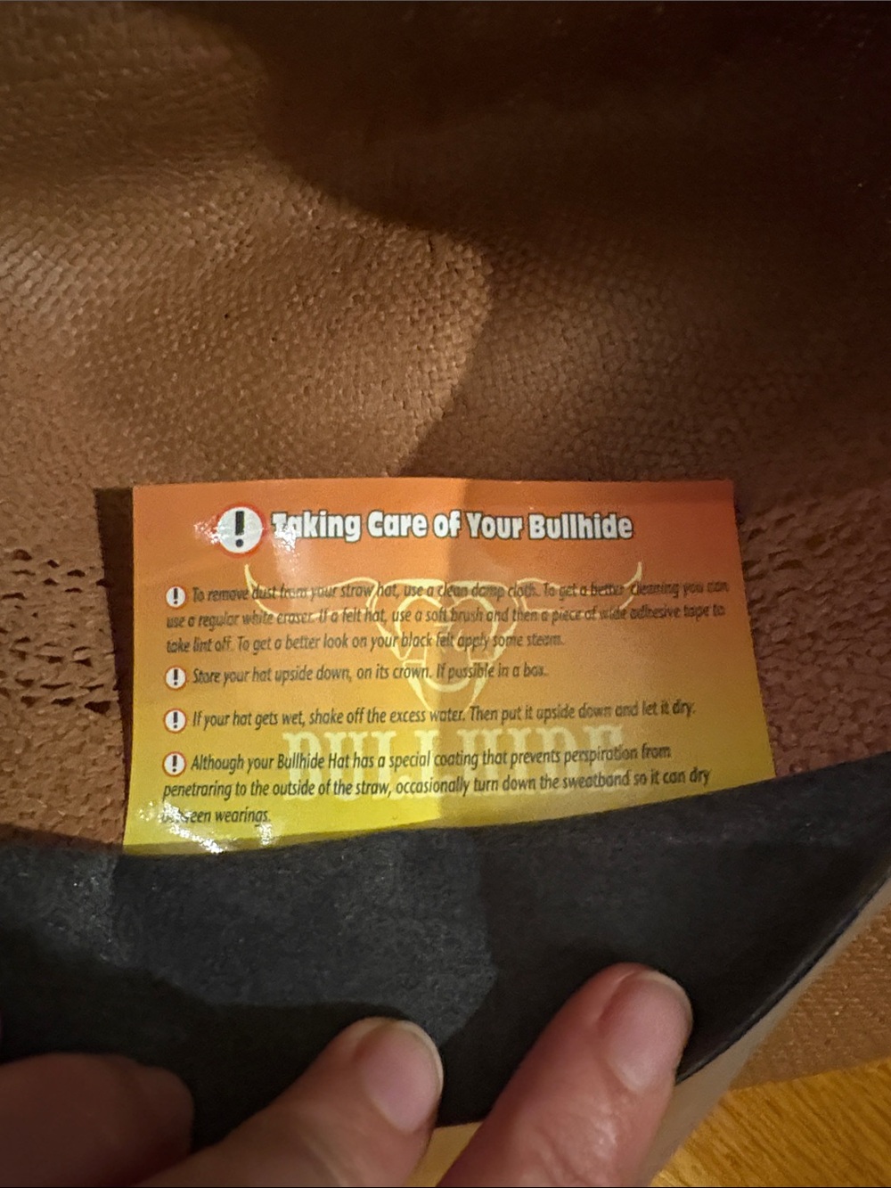 Bullhide Cowboy hat - Picture 5 of 5